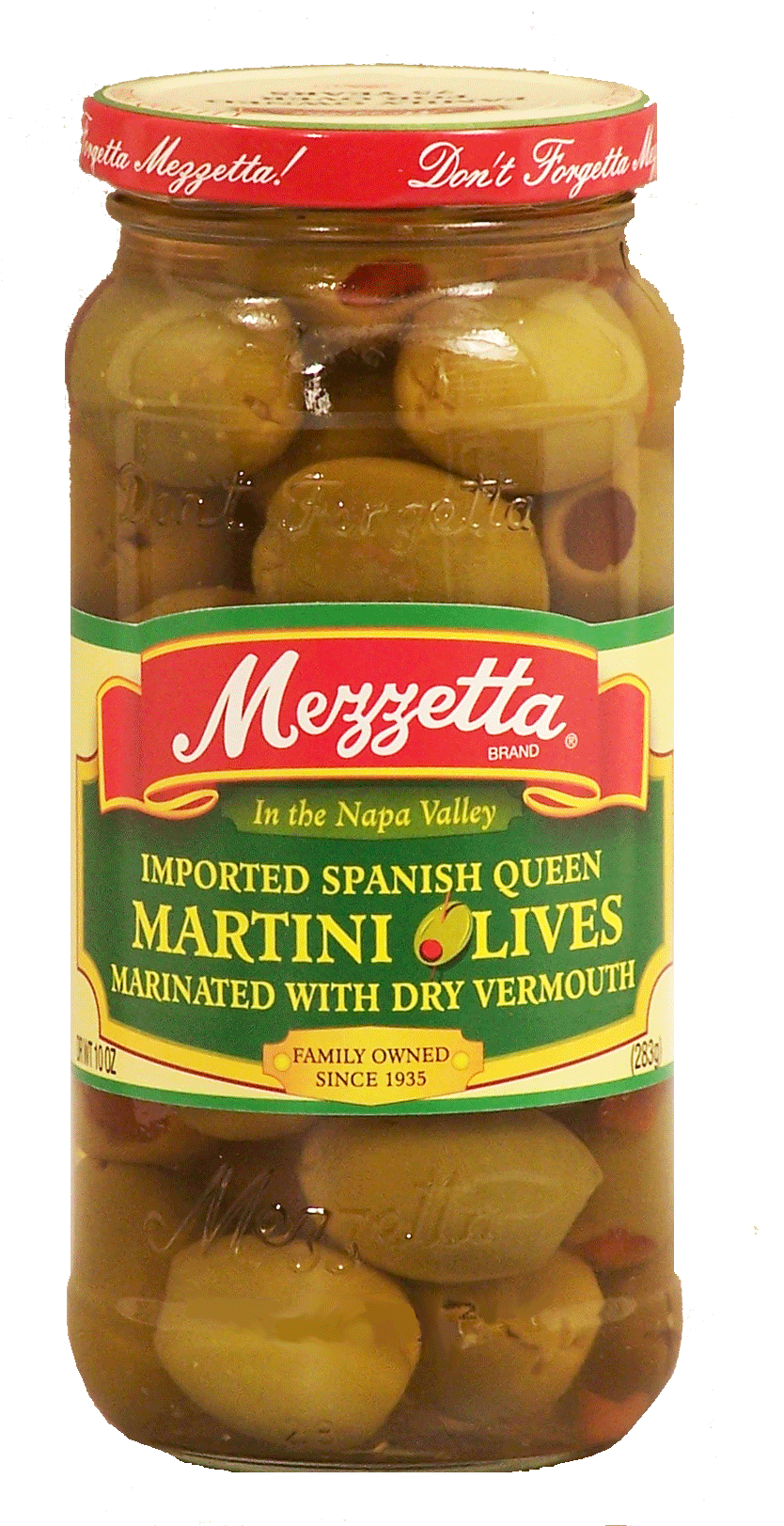 Mezzetta  martini olives, imported spanish queen marinated with dry vermouth Full-Size Picture